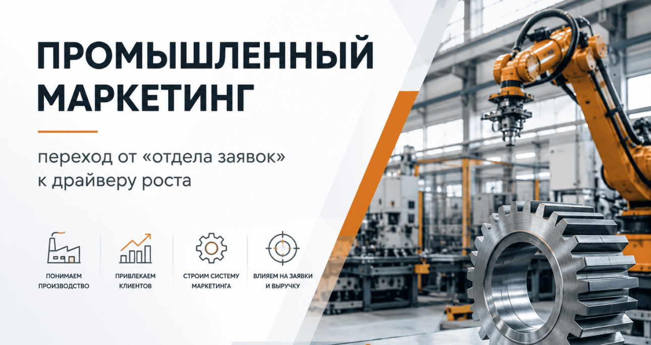 Промышленный маркетинг: почему старые подходы перестают работать и что делать производственным компаниям