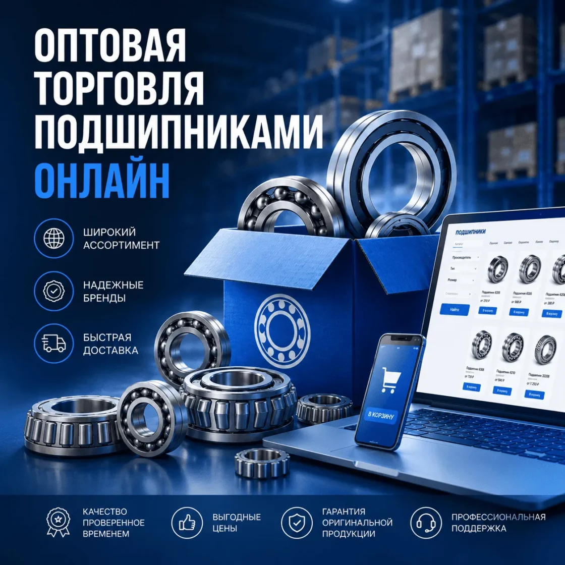 Подшипники онлайн